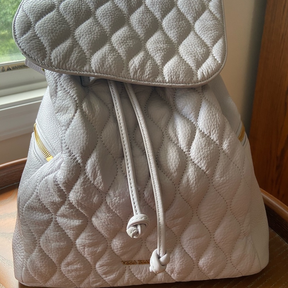Vera Bradley Leather Backpack - Picture 2 of 10